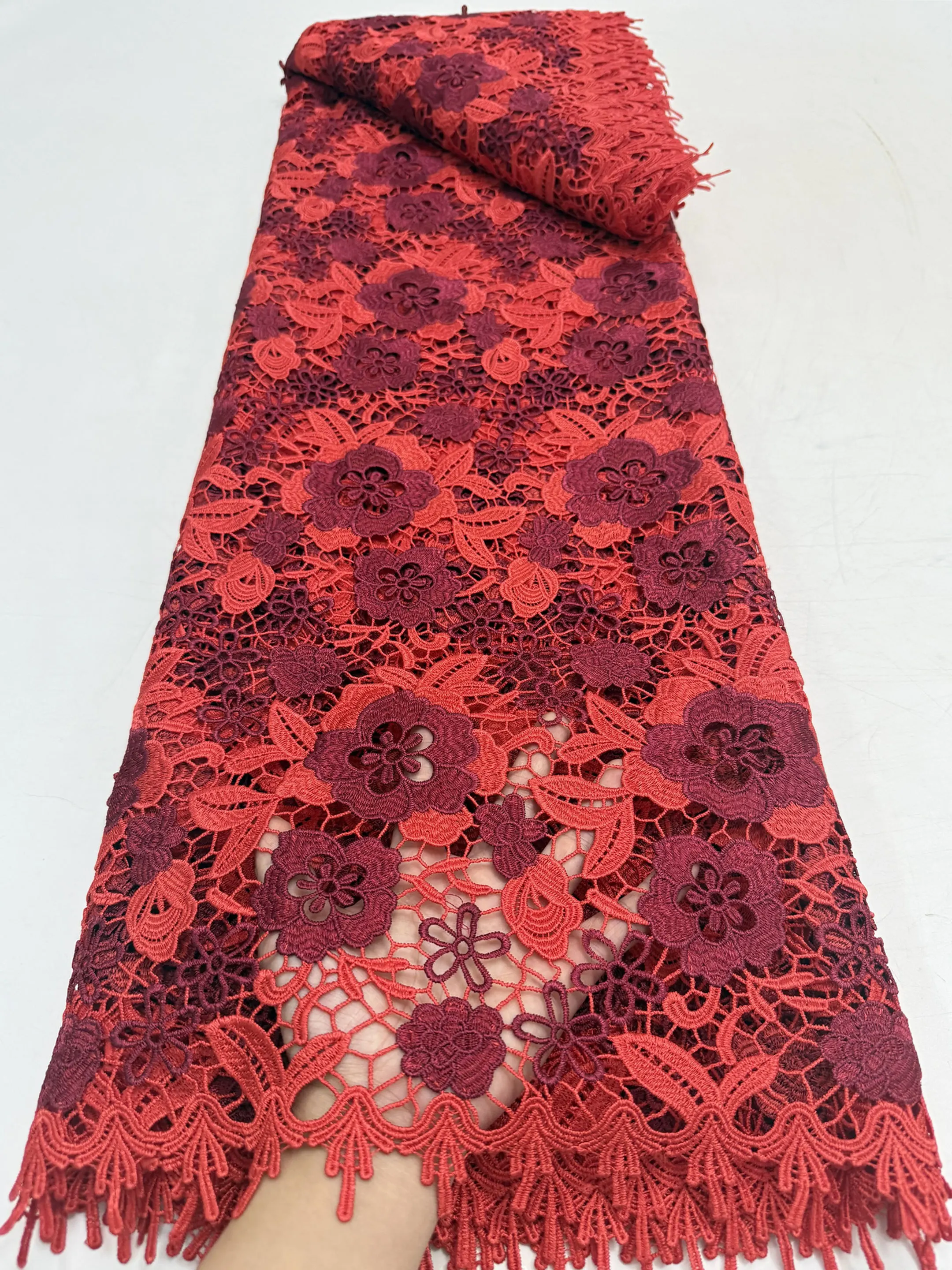 Friendly Guipure Lace 5 Yards Latest 2026 African Embroidered Cord Fabric Cupion Garment Perfect For Casual Occasional Wear
Friendly Guipure Lace 5 Yards Latest 2026 African Embroidered Cord Fabric Cupion Garment Perfect For Casual Occasional Wear