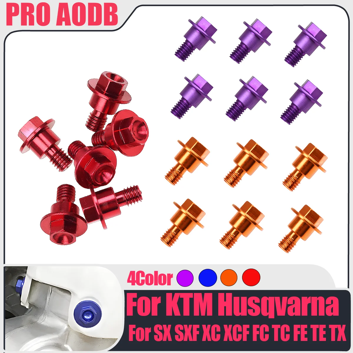 For KTM Motocross Front Fork Guard Bolt Screw 690 Enduro/R 125 250 300 350 450 500 EXC EXCF SX SXF XC XCF XCW XCFW TPI Six Days
For KTM Motocross Front Fork Guard Bolt Screw 690 Enduro/R 125 250 300 350 450 500 EXC EXCF SX SXF XC XCF XCW XCFW TPI Six Days