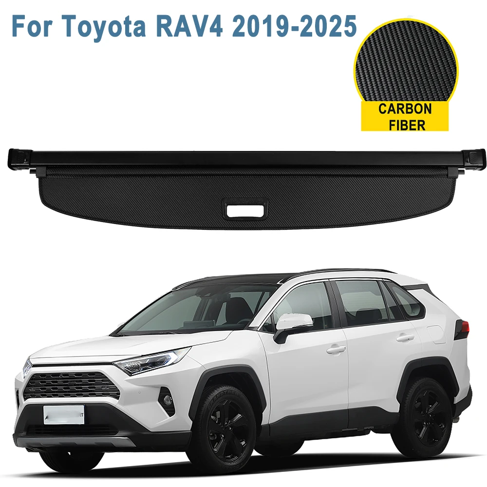 Выдвижная шторка-органайзер из карбона для багажника Toyota RAV4 2019-2025
Выдвижная шторка-органайзер из карбона для багажника Toyota RAV4 2019-2025