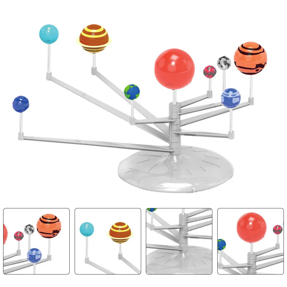1Set Solar System Planetary Educational Kit DIY Assemble Science Teaching Instrument Desktop Decoration Children Planets
1Set Solar System Planetary Educational Kit DIY Assemble Science Teaching Instrument Desktop Decoration Children Planets