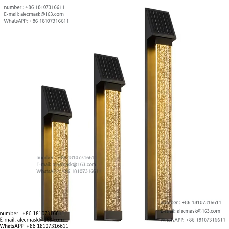 Solar wall light outdoor waterproof IP65 garden decoration balcony patio courtyard villa
Solar wall light outdoor waterproof IP65 garden decoration balcony patio courtyard villa