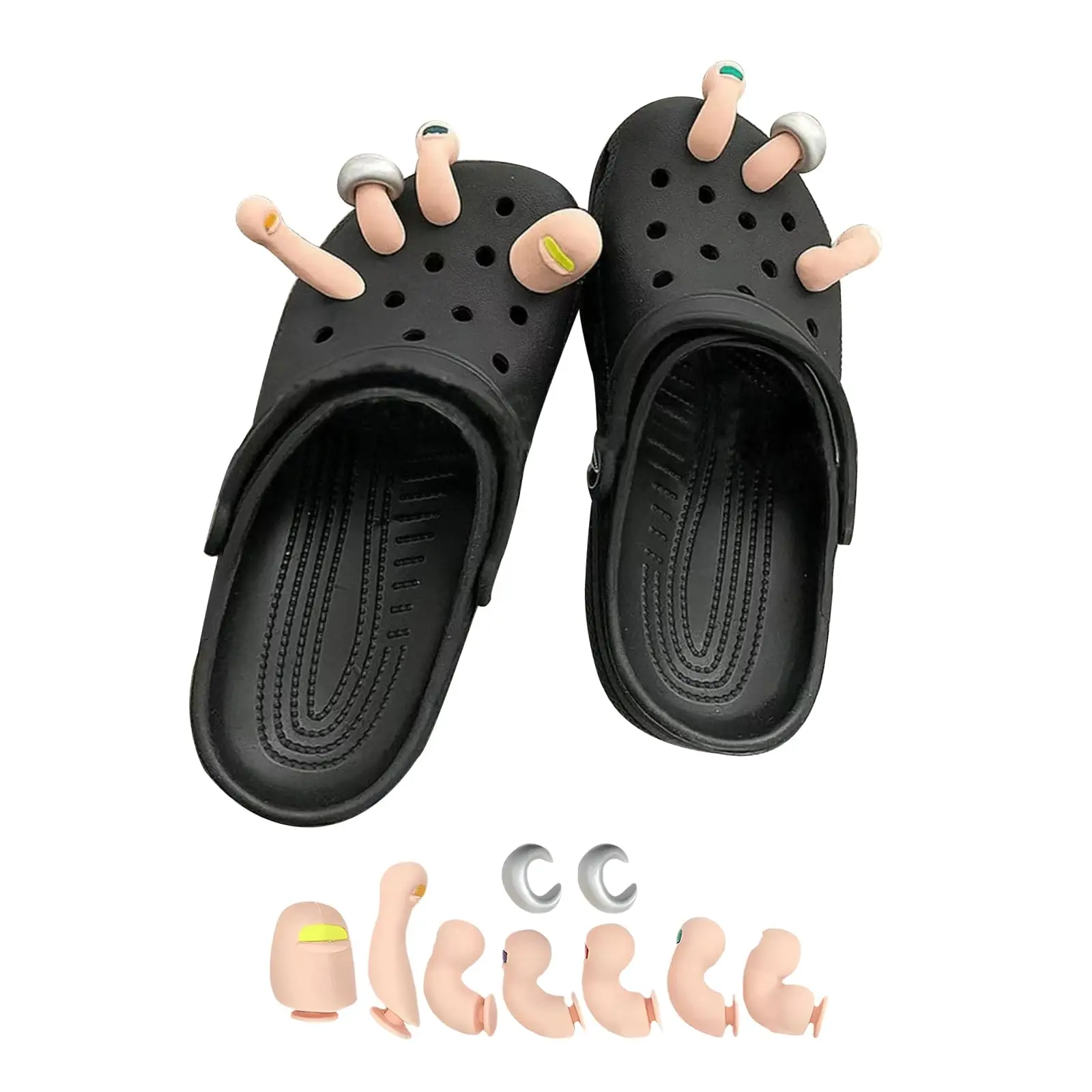 Fingers For Crocs Shoe Decoration Accessories 3d Toe Charms For Crocs Funny Simulation Foot Thumb Shoe Charms Decoration
Fingers For Crocs Shoe Decoration Accessories 3d Toe Charms For Crocs Funny Simulation Foot Thumb Shoe Charms Decoration