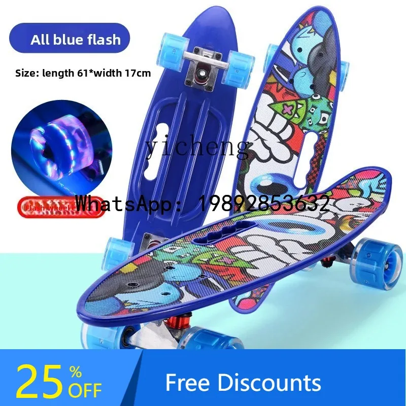 WJ Adult and Children Four-Wheel Scooter Beginner Old Professional Board Broad Skateboard Skateboard
WJ Adult and Children Four-Wheel Scooter Beginner Old Professional Board Broad Skateboard Skateboard