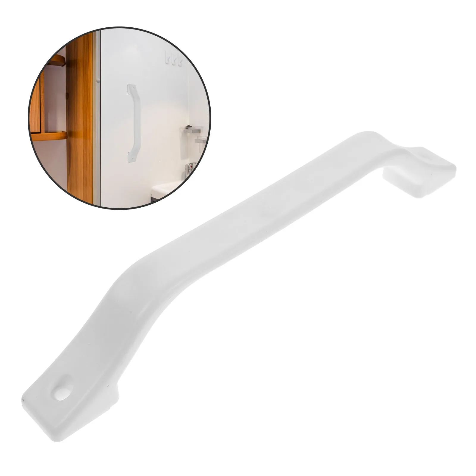 1Set Plastic Rv Bathroom Handrail for Travel Trailer Shower Grab Bar Senior Safety Support Non-Skid Bath Tub Handrail Easy
1Set Plastic Rv Bathroom Handrail for Travel Trailer Shower Grab Bar Senior Safety Support Non-Skid Bath Tub Handrail Easy