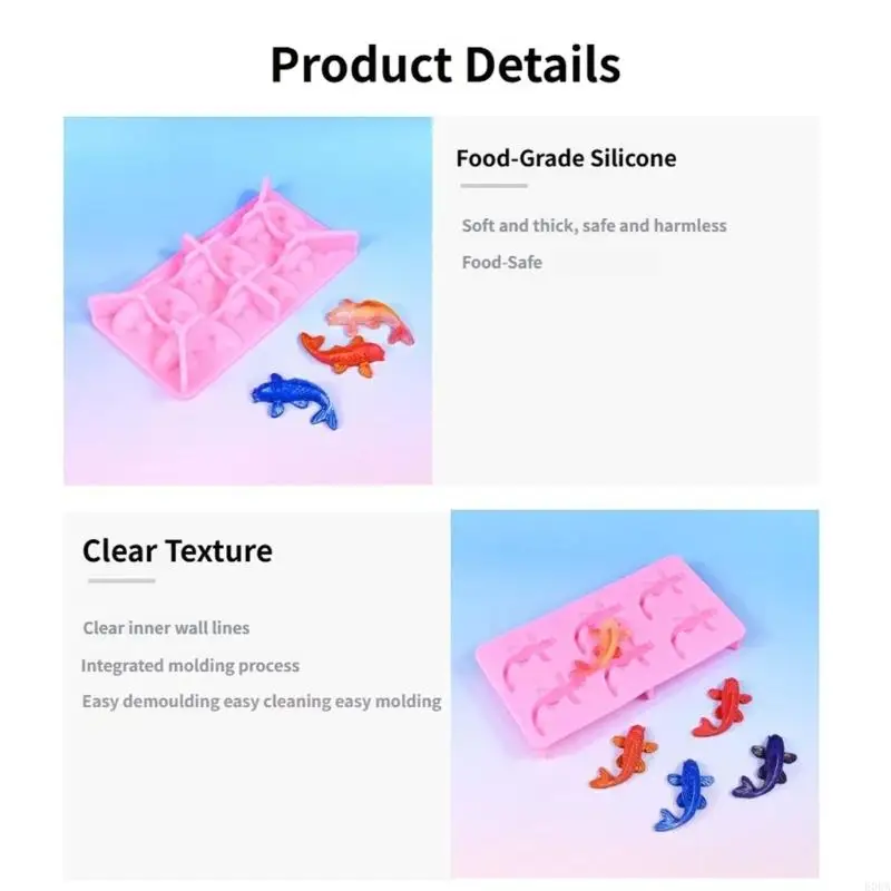 Durable Safe Silicone Fish Chocolate Molds For Artistic Dessert Presentation
Durable Safe Silicone Fish Chocolate Molds For Artistic Dessert Presentation