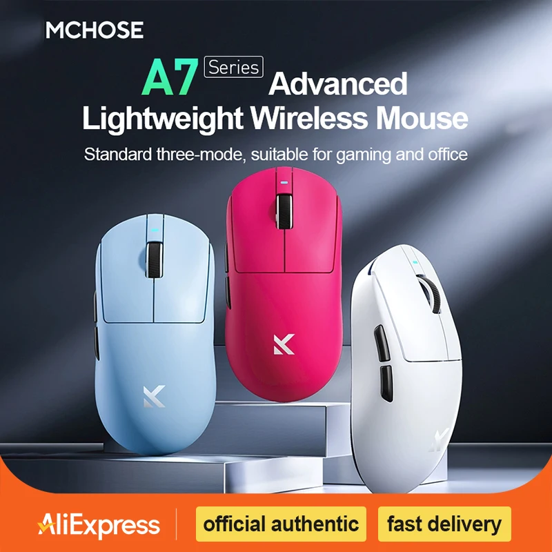 MCHOSE A7 Pro Беспроводная игровая мышь для киберспорта Bluetooth Перезаряжаемая PAW3395 Легкая эргономичная беспроводная мышь 2,4G
MCHOSE A7 Pro Беспроводная игровая мышь для киберспорта Bluetooth Перезаряжаемая PAW3395 Легкая эргономичная беспроводная мышь 2,4G
