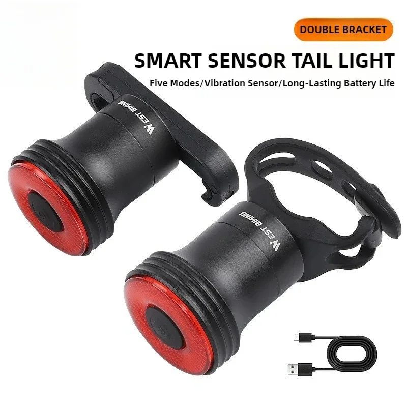 IPX6 Waterproof Intelligent Bike Taillights Headlights Type-C Rechargeable Bicycle Night Riding Safety Flashlight
IPX6 Waterproof Intelligent Bike Taillights Headlights Type-C Rechargeable Bicycle Night Riding Safety Flashlight