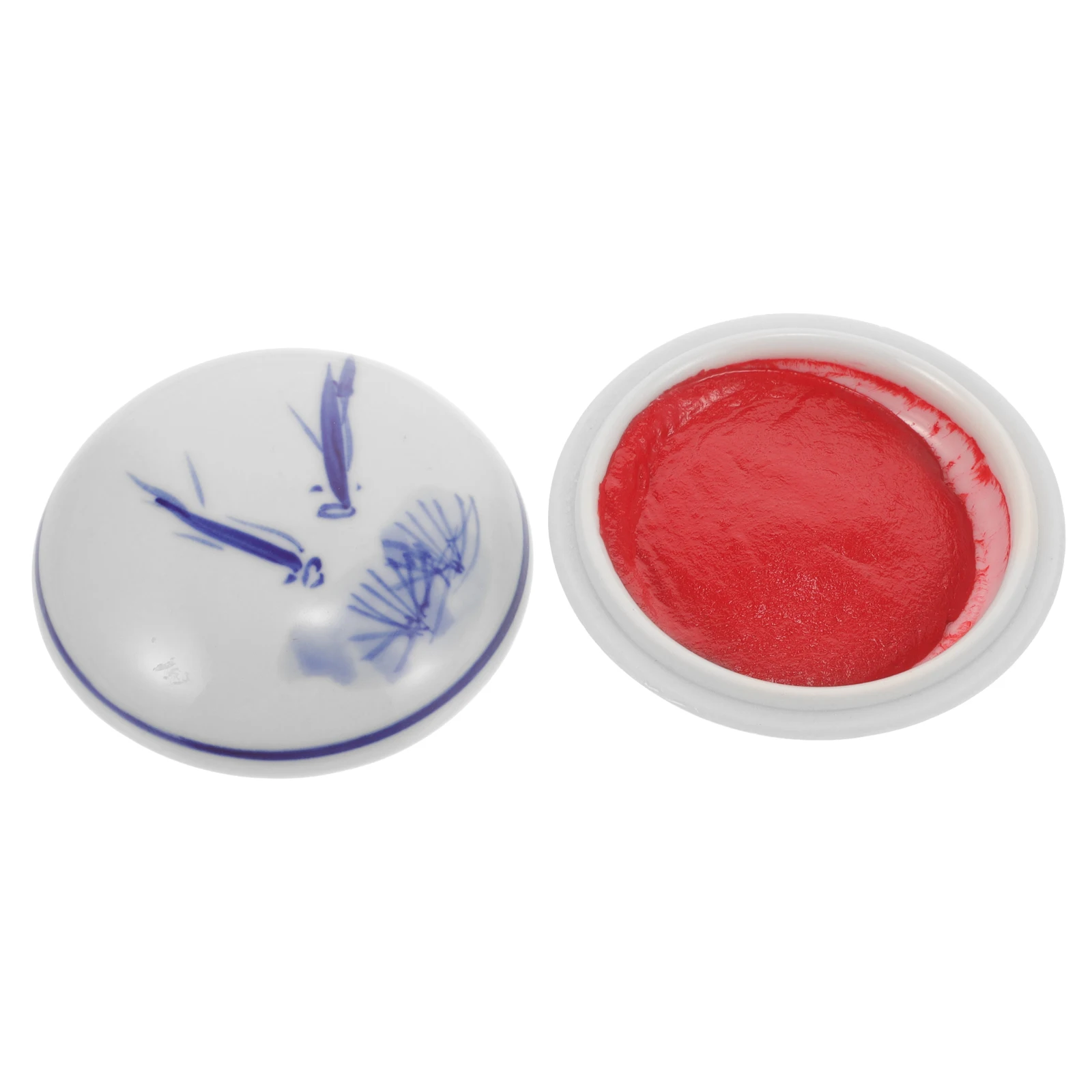 Chinese Style Ink Pad Bright Multipurpose Blue White Calligraphy Training Water Color Painting Ceramic Paste Stamp 
Chinese Style Ink Pad Bright Multipurpose Blue White Calligraphy Training Water Color Painting Ceramic Paste Stamp