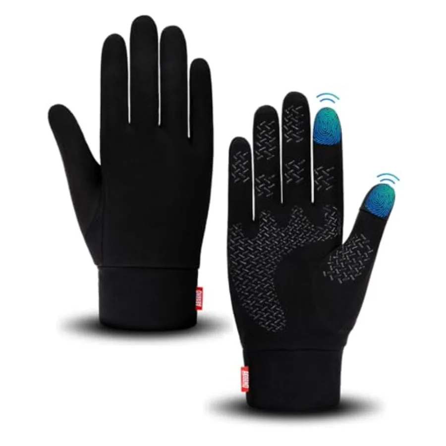 Lightweight Winter Gloves for Men Women, Warm Running Gloves Touchscreen Thermal Glove Liners for Cold Weather Driving, Cycling
Lightweight Winter Gloves for Men Women, Warm Running Gloves Touchscreen Thermal Glove Liners for Cold Weather Driving, Cycling