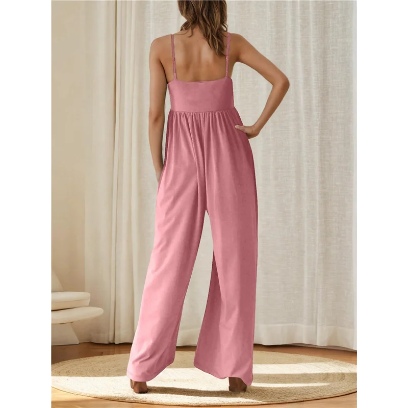 ABP-Jumpsuits For Women Spaghetti Strap Wide Leg Overalls Summer Rompers With Pockets
ABP-Jumpsuits For Women Spaghetti Strap Wide Leg Overalls Summer Rompers With Pockets