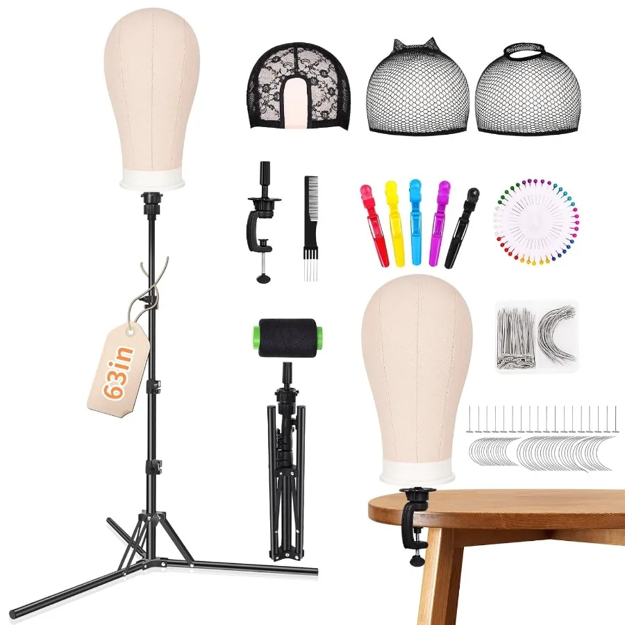 Холщовая подставка для головы парика, набор 22, белая голова манекена со штативом, регулируемая высота, вращение на 360 градусов, идеально подходит для укладки волос Wi
Холщовая подставка для головы парика, набор 22, белая голова манекена со штативом, регулируемая высота, вращение на 360 градусов, идеально подходит для укладки волос Wi