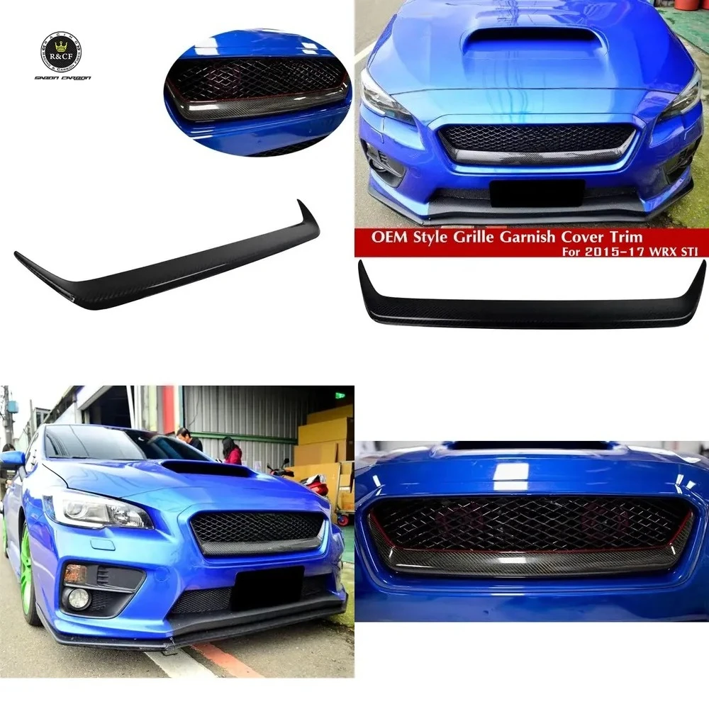 Fit 2015-20 Subaru WRX STI OEM Style Carbon Fiber Front Bumper Grille Garnish Trim Cover
Fit 2015-20 Subaru WRX STI OEM Style Carbon Fiber Front Bumper Grille Garnish Trim Cover