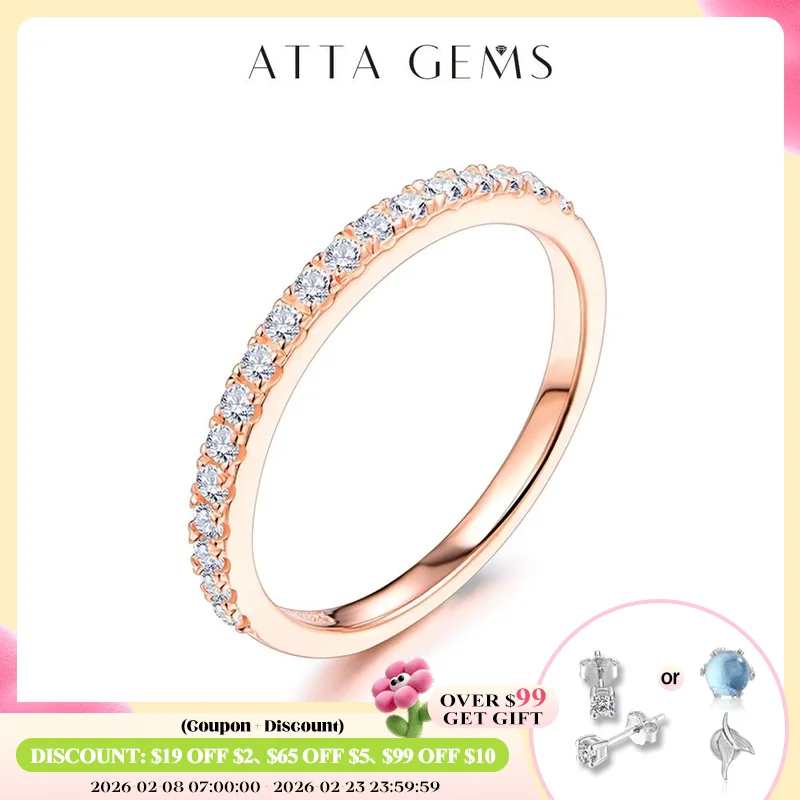 ATTAGEMS 18K Rose Gold Plated Diamond Pass Test Round Excellent Cut Total 0.27 CT Moissanite Ring for Girls Cocktail Jewelry
ATTAGEMS 18K Rose Gold Plated Diamond Pass Test Round Excellent Cut Total 0.27 CT Moissanite Ring for Girls Cocktail Jewelry