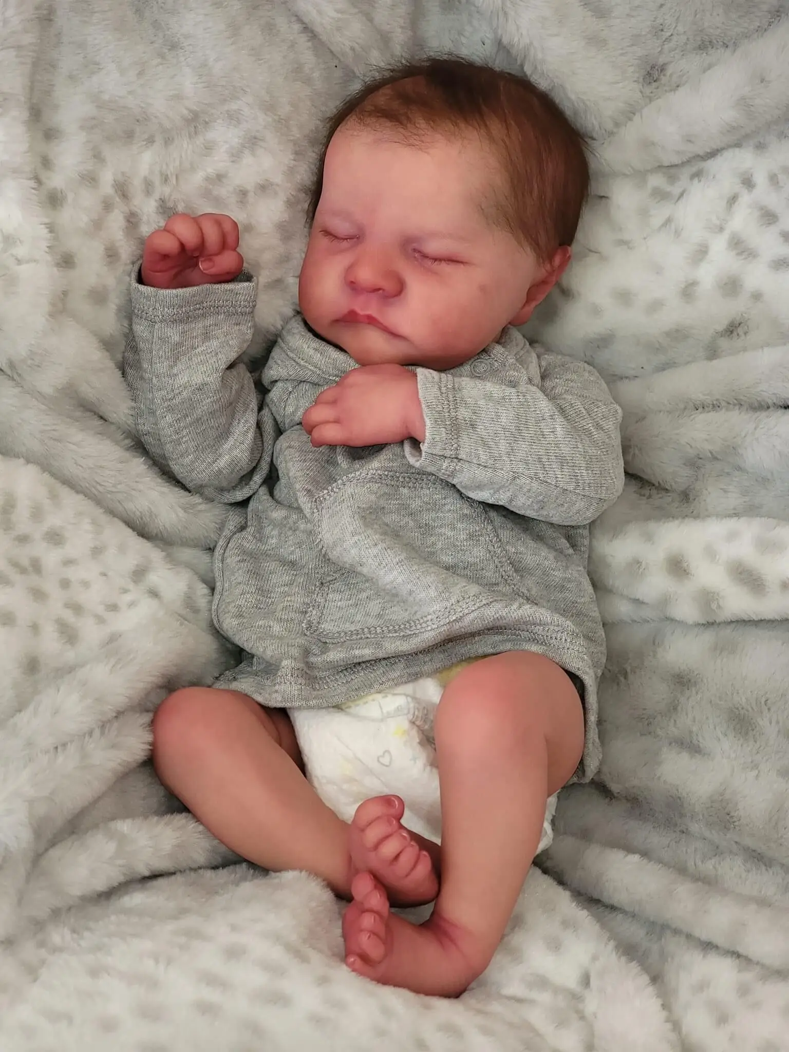 NPK 19inch Full body silicone vinyl Reborn Doll Levi Newborn Baby Size boy doll 3D Skin High quality Gift
NPK 19inch Full body silicone vinyl Reborn Doll Levi Newborn Baby Size boy doll 3D Skin High quality Gift