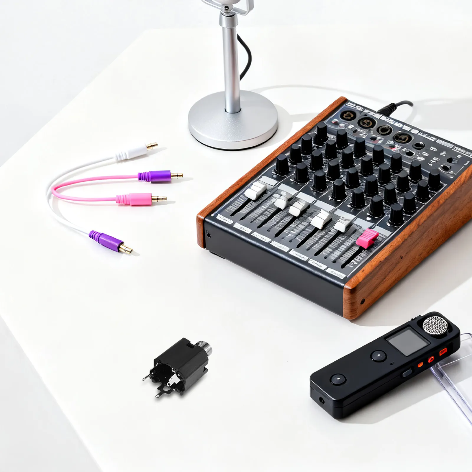 12Pcs Female Panel Mount Audio Jack 6.35mm Stereo 3-Pins Trs Connector for Microphone Mixer Amplifier Headphone Speaker Socket
12Pcs Female Panel Mount Audio Jack 6.35mm Stereo 3-Pins Trs Connector for Microphone Mixer Amplifier Headphone Speaker Socket