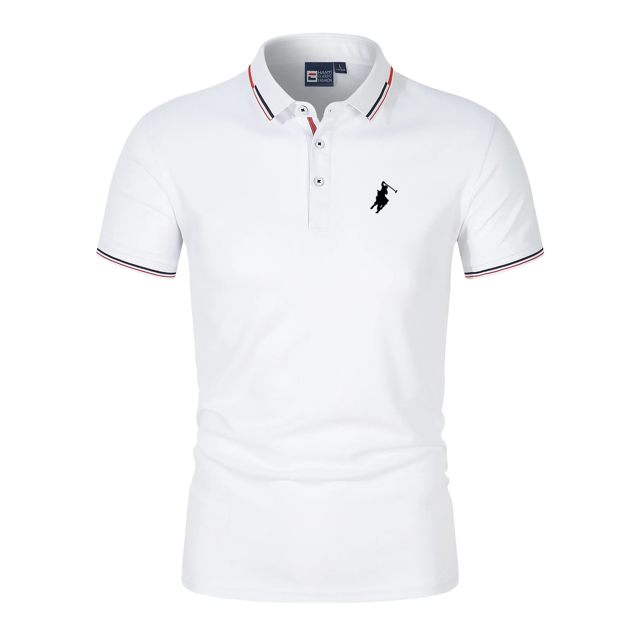 Golf Shirt Man Lapel T-Shirt Fashion Short Sleeve Clothes Solid Color Comfortable Pullovers Men Business And Leisure POLO Shirt
Golf Shirt Man Lapel T-Shirt Fashion Short Sleeve Clothes Solid Color Comfortable Pullovers Men Business And Leisure POLO Shirt
