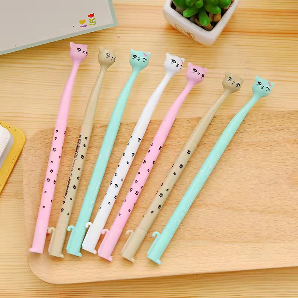 80Pcs Cute Blue White Cat Pattern Gel Pen Writing Signing Pen Black ink 0.5mm School Office Stationery
80Pcs Cute Blue White Cat Pattern Gel Pen Writing Signing Pen Black ink 0.5mm School Office Stationery