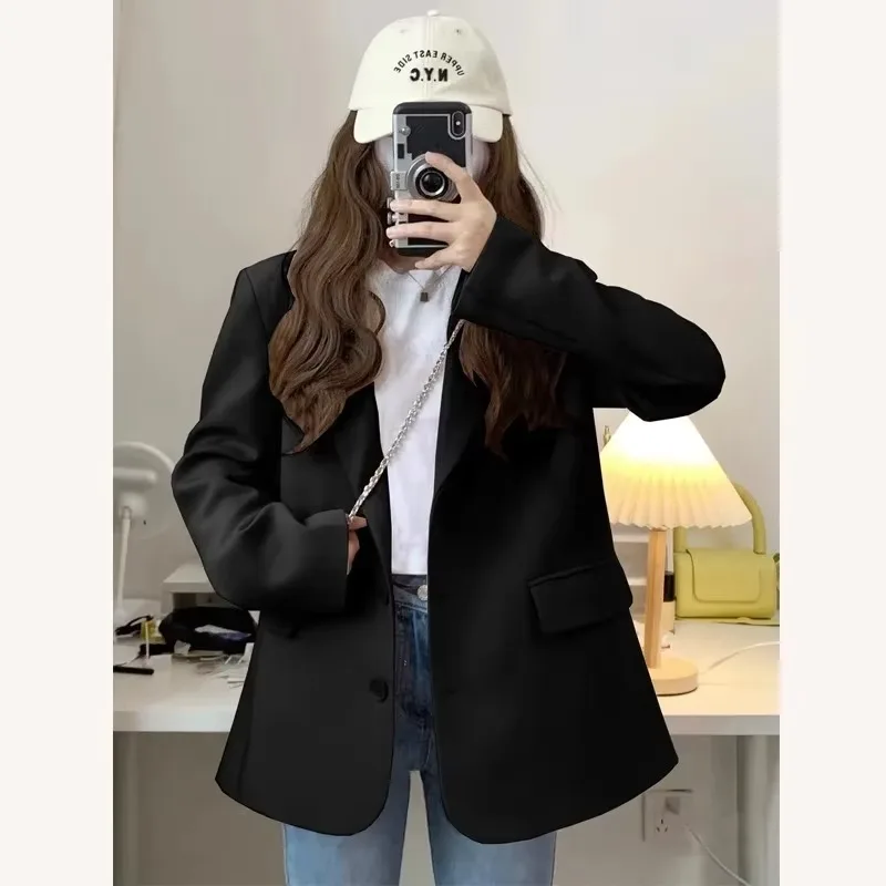 UNXX Spring Autumn 2024 Pink Women Coat Business Wear Solid Office Lady Single-breasted Black Long Sleeves Jacket Women Blazer
UNXX Spring Autumn 2024 Pink Women Coat Business Wear Solid Office Lady Single-breasted Black Long Sleeves Jacket Women Blazer