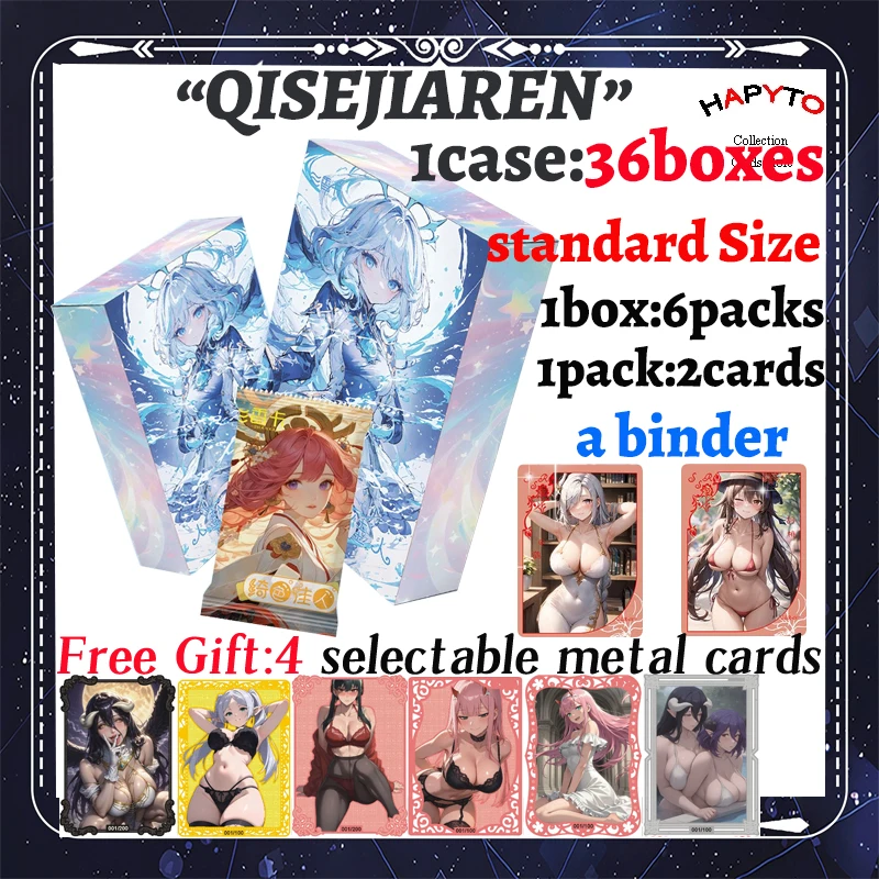 Новейшие коллекционные карты Qisejiaren Goddess Story, коллекционные карты Waifu Booster Box CCG ACG Doujin, игрушки и подарок для хобби
Новейшие коллекционные карты Qisejiaren Goddess Story, коллекционные карты Waifu Booster Box CCG ACG Doujin, игрушки и подарок для хобби