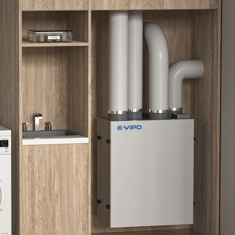 E-VIPO Воздушный рекуператор Hrv Вентилятор с восстановлением тепла Домашняя система принудительного воздуха A + вентиляционная система Настенный рекуперационный блок Recoveri
E-VIPO Воздушный рекуператор Hrv Вентилятор с восстановлением тепла Домашняя система принудительного воздуха A + вентиляционная система Настенный рекуперационный блок Recoveri