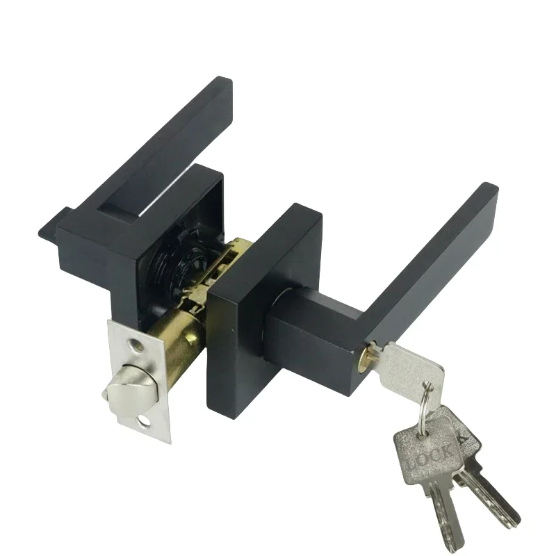 upgrade Three-bar Handle Universal Bedroom Door Indoor Door Lock Bathroom Black Single-tongue Universal Handle Lock
upgrade Three-bar Handle Universal Bedroom Door Indoor Door Lock Bathroom Black Single-tongue Universal Handle Lock
