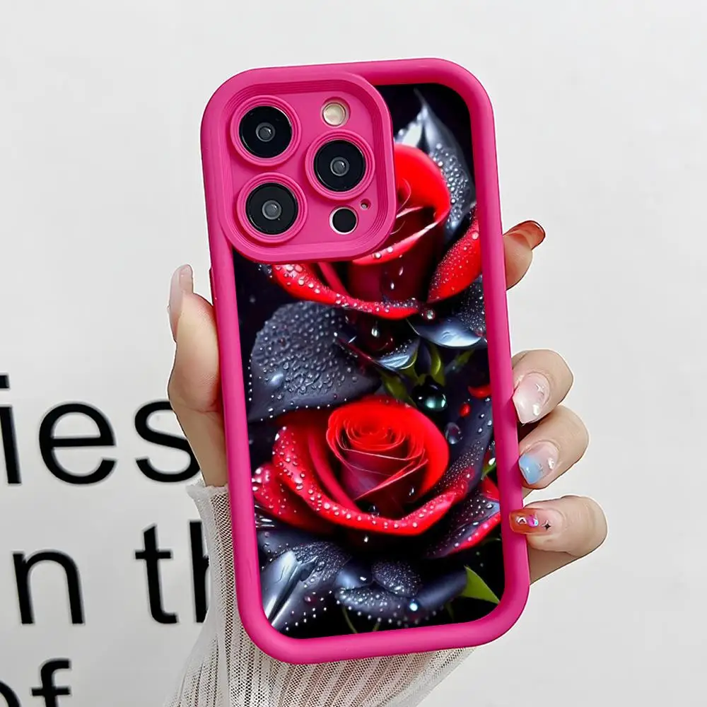 Rose Flowers Phone Case for iPhone 17 16 15 14 13 12 11 Air Pro Max Plus Red Soft TPU Shockproof Cover
Rose Flowers Phone Case for iPhone 17 16 15 14 13 12 11 Air Pro Max Plus Red Soft TPU Shockproof Cover
