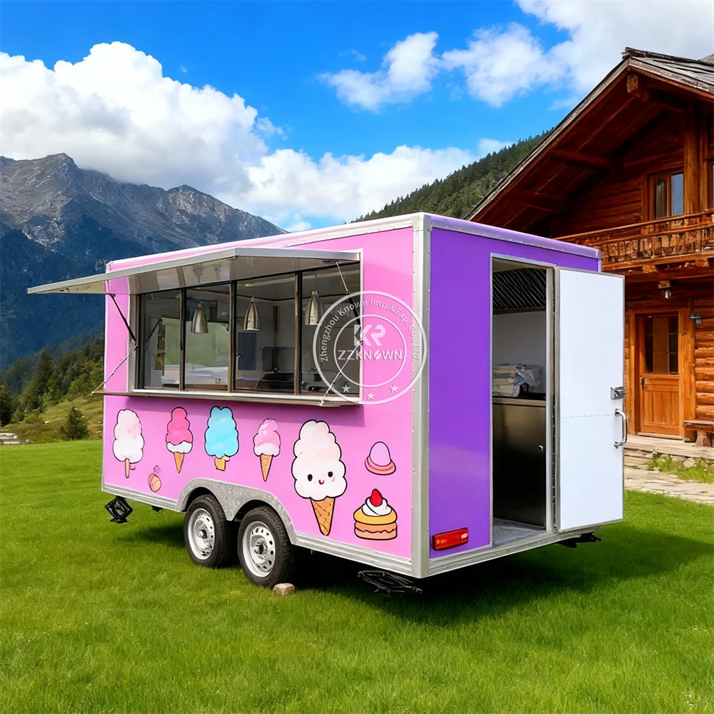 Fully Equipped BBQ Smoker Cart Concession Food Trailer China Mobile Hot Dog Ice Cream Cart Food Truck With Full Kitchen
Fully Equipped BBQ Smoker Cart Concession Food Trailer China Mobile Hot Dog Ice Cream Cart Food Truck With Full Kitchen
