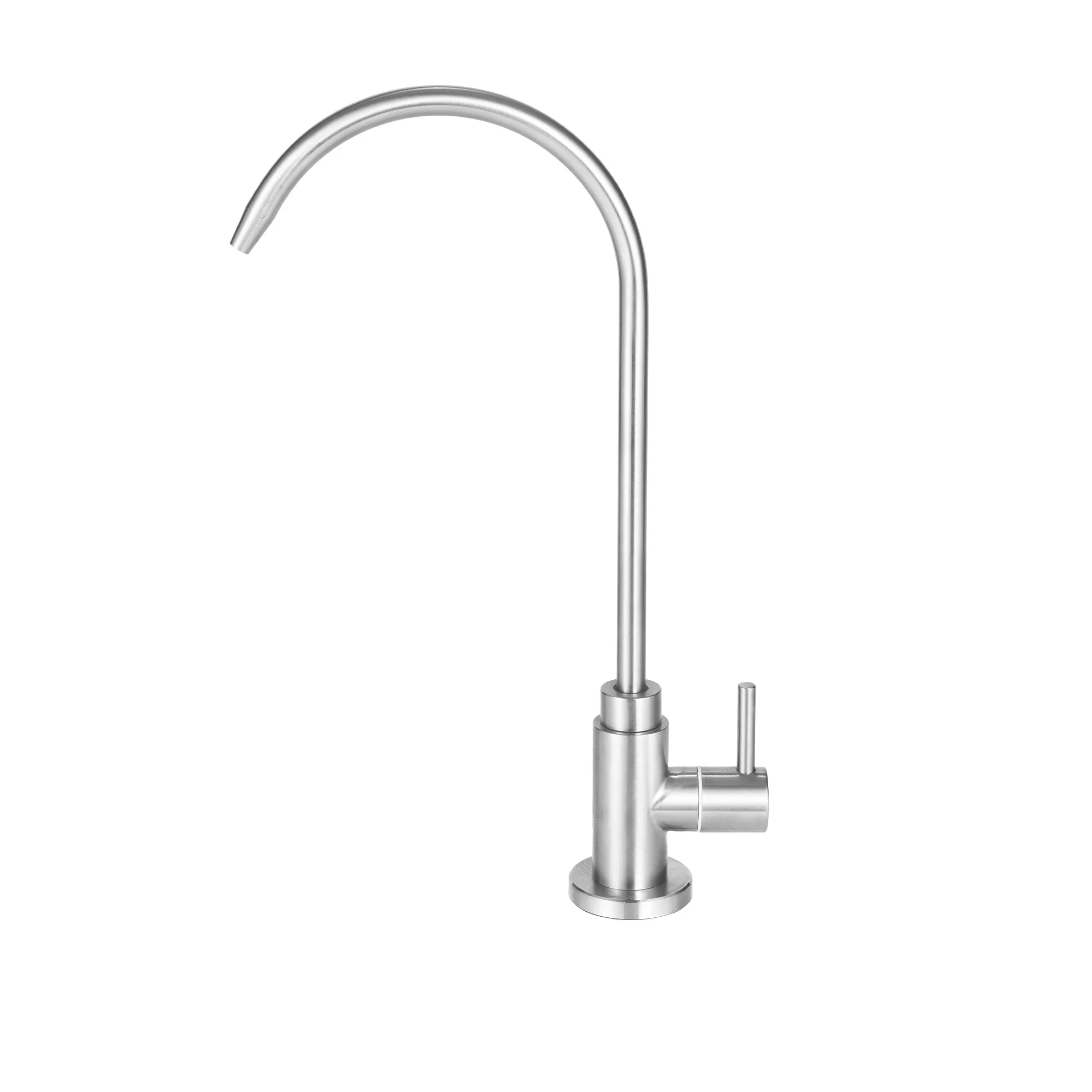 Stainless Steel Faucet Reverse Osmosis Goose Neck Drinking Water Filter Kitchen Tap
Stainless Steel Faucet Reverse Osmosis Goose Neck Drinking Water Filter Kitchen Tap