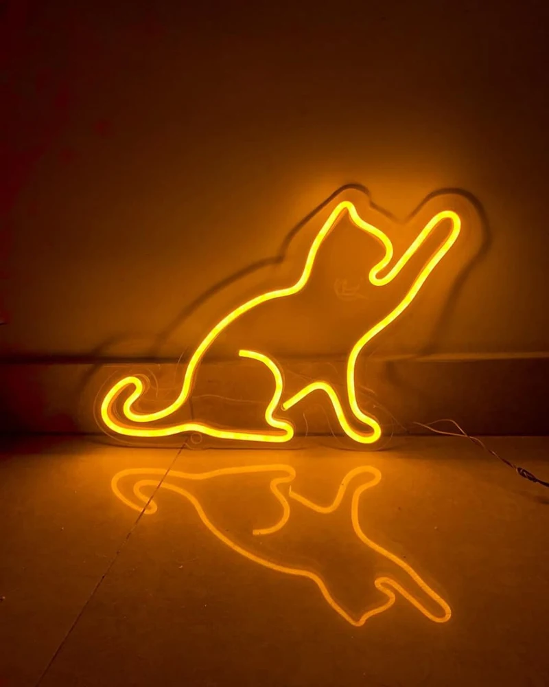 Cat Neon Signs for Wall Decor Dimmable USB Powered LED Neon Light Decorations for Bedroom Room Decor
Cat Neon Signs for Wall Decor Dimmable USB Powered LED Neon Light Decorations for Bedroom Room Decor