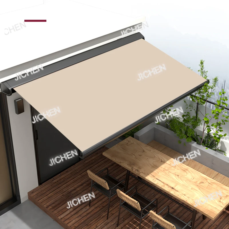 Automatic remote control folding outdoor balcony of all-box awning telescopic awning electric villa
Automatic remote control folding outdoor balcony of all-box awning telescopic awning electric villa