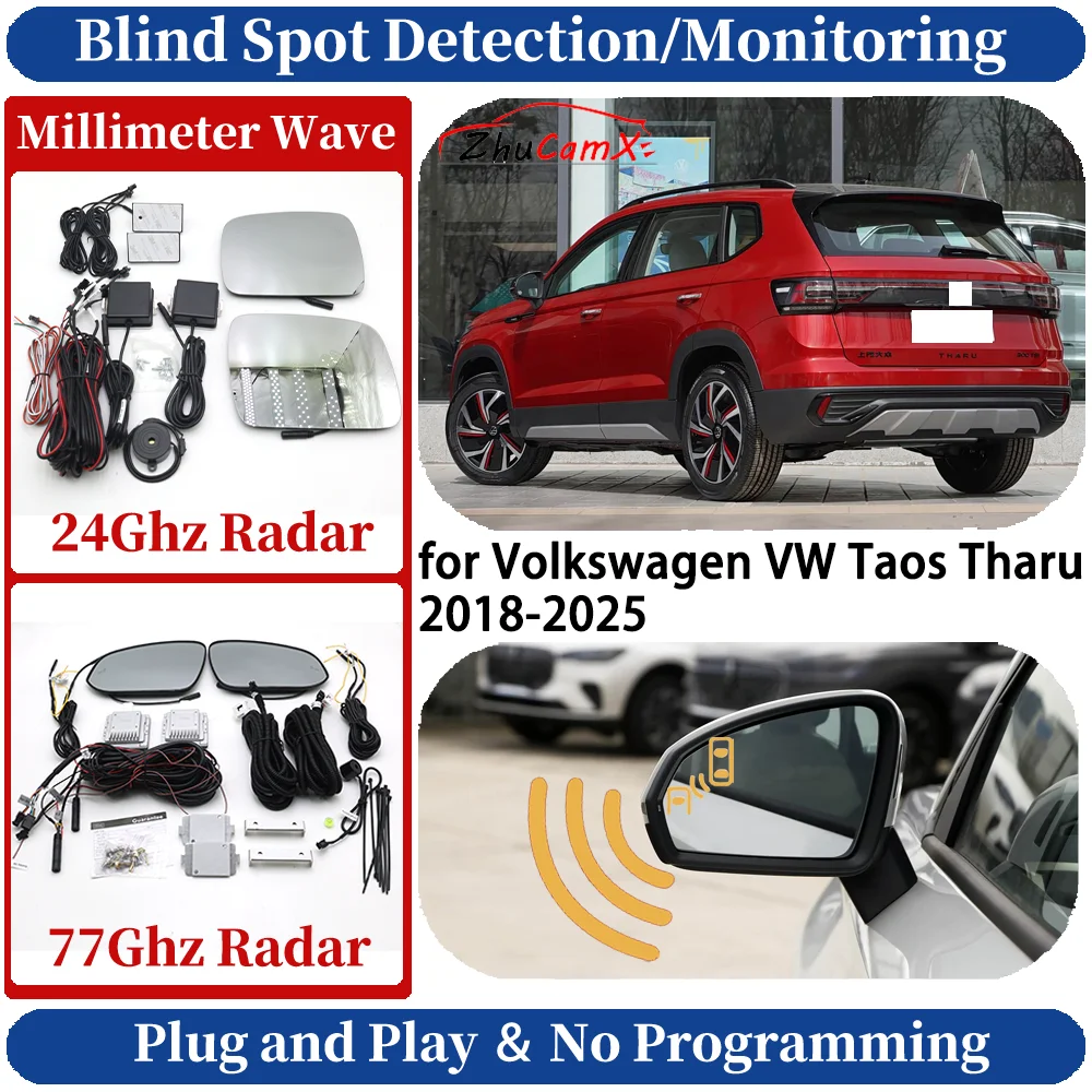 Blind Spot Monitoring/Detection System for Volkswagen VW Taos Tharu 2018-2025 Night Driving Side Lane Change Warning Safe Assist
Blind Spot Monitoring/Detection System for Volkswagen VW Taos Tharu 2018-2025 Night Driving Side Lane Change Warning Safe Assist