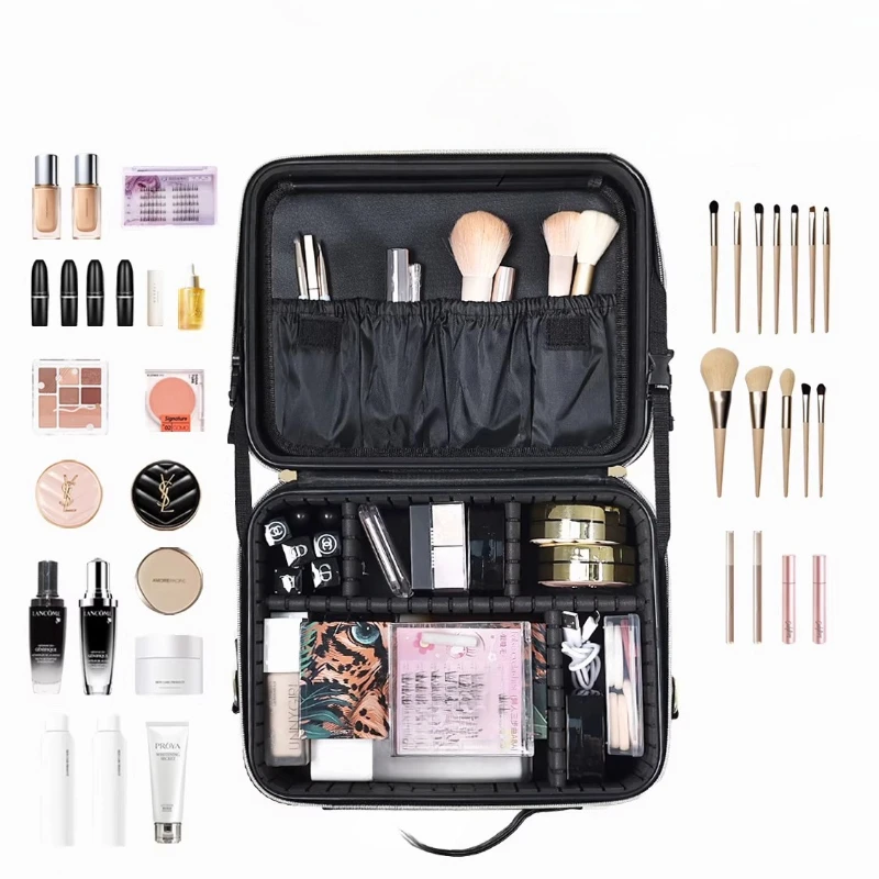 2025 new cosmetic bag women with mirror lamp skin care products beauty storage suitcase
2025 new cosmetic bag women with mirror lamp skin care products beauty storage suitcase