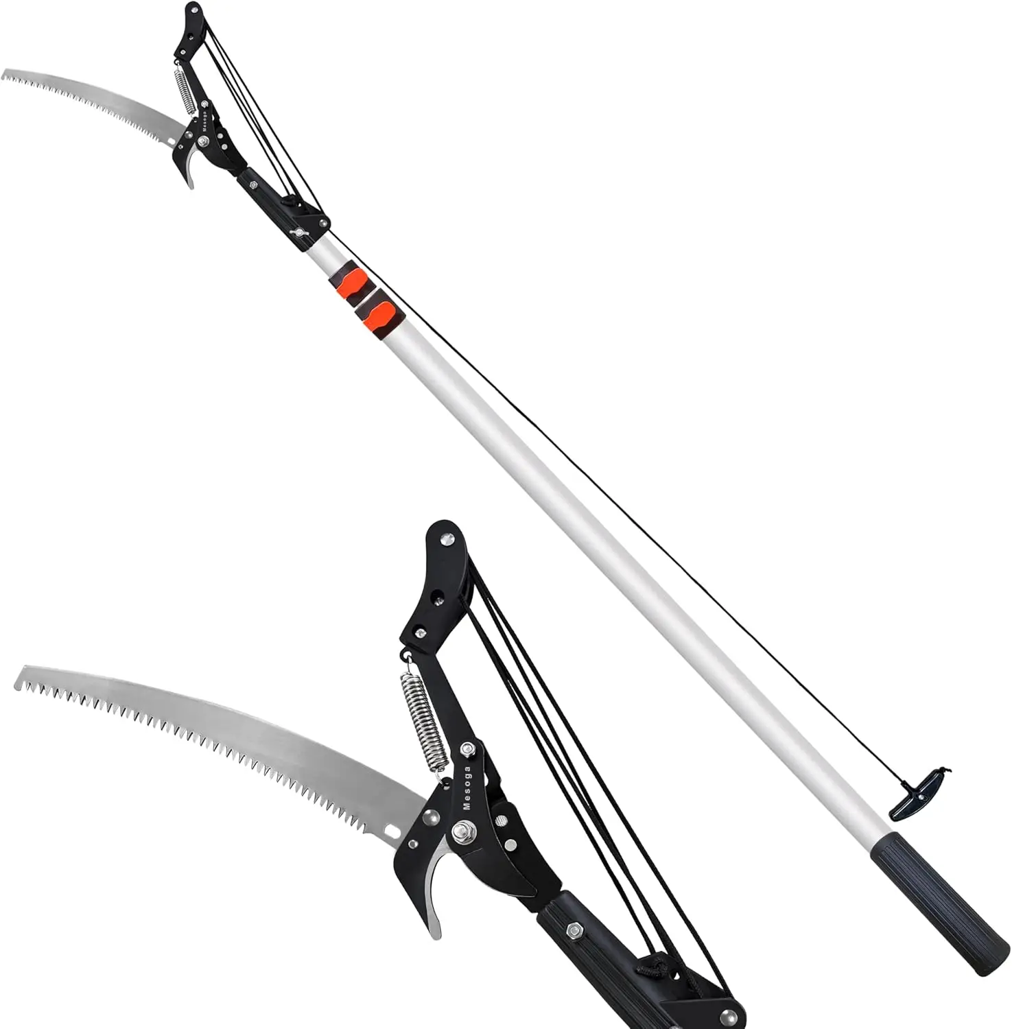 Tree Trimmer Pole Saw 4.9-13Ft, Tree Pruner Extendable, Long Handle Pruning Shears, Tree Clippers, Branch Cutters, Telescoping
Tree Trimmer Pole Saw 4.9-13Ft, Tree Pruner Extendable, Long Handle Pruning Shears, Tree Clippers, Branch Cutters, Telescoping