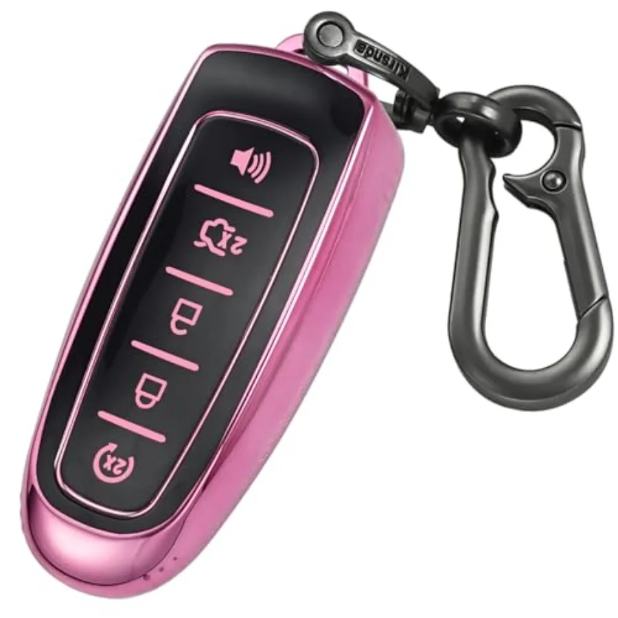 for Ford Key fob Cover with Keychain, Soft TPU Protection Key Case/Skin, 5 Buttons Compatible with C-Max Edge Escape Expedition
for Ford Key fob Cover with Keychain, Soft TPU Protection Key Case/Skin, 5 Buttons Compatible with C-Max Edge Escape Expedition
