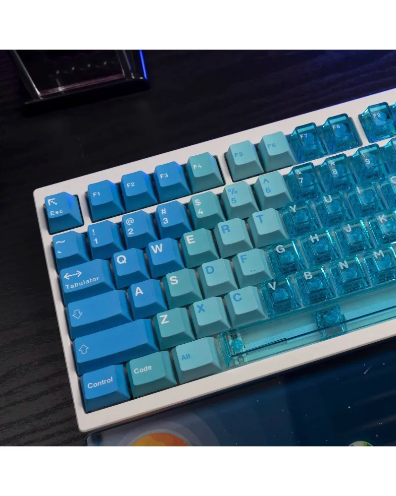 R2 gradual change keycap PBT + PC pad printing customized original wooting mechanical keyboard
R2 gradual change keycap PBT + PC pad printing customized original wooting mechanical keyboard