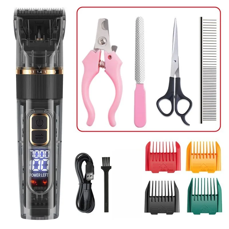 Pet Electric Hair Clipper Dog Beauty Clipper Shaver Shaver Full Set Waterproof Multifunctional Cleaning Supplies
Pet Electric Hair Clipper Dog Beauty Clipper Shaver Shaver Full Set Waterproof Multifunctional Cleaning Supplies