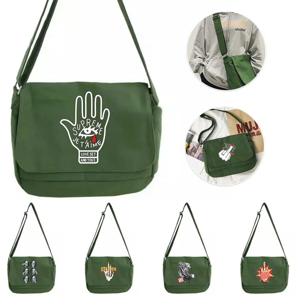 Fashion Pattern Large Capacity Shoulder Bag Joker Crossbody Multifunctional Adjustable Shoulder Strap Commuter Bag
Fashion Pattern Large Capacity Shoulder Bag Joker Crossbody Multifunctional Adjustable Shoulder Strap Commuter Bag