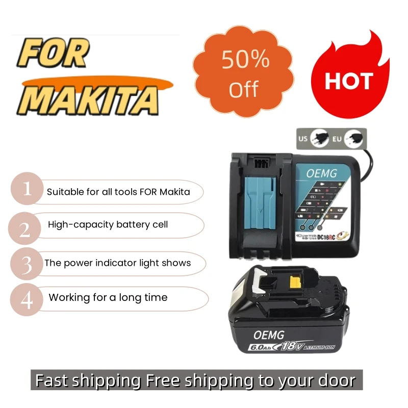 100% Genuine/Original FOR Makita 18v 6.0Ah FOR Makita tools drill battery bl1850b BL1850 bl1860 bl 1860 bl1830 bl
100% Genuine/Original FOR Makita 18v 6.0Ah FOR Makita tools drill battery bl1850b BL1850 bl1860 bl 1860 bl1830 bl