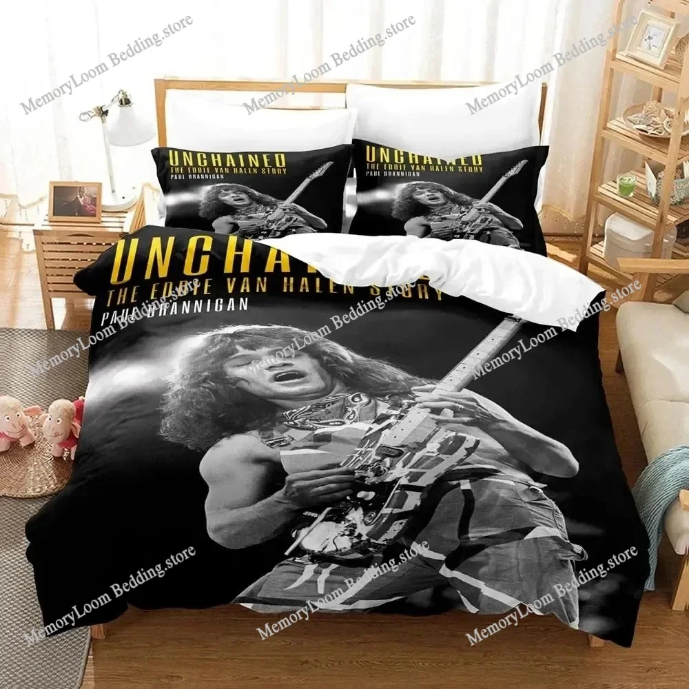 3D Print Singer Eddie Van Halen Bedding Set Duvet Cover Bed Set Quilt Cover Pillowcase Comforter king Queen Size Boys Adult
3D Print Singer Eddie Van Halen Bedding Set Duvet Cover Bed Set Quilt Cover Pillowcase Comforter king Queen Size Boys Adult