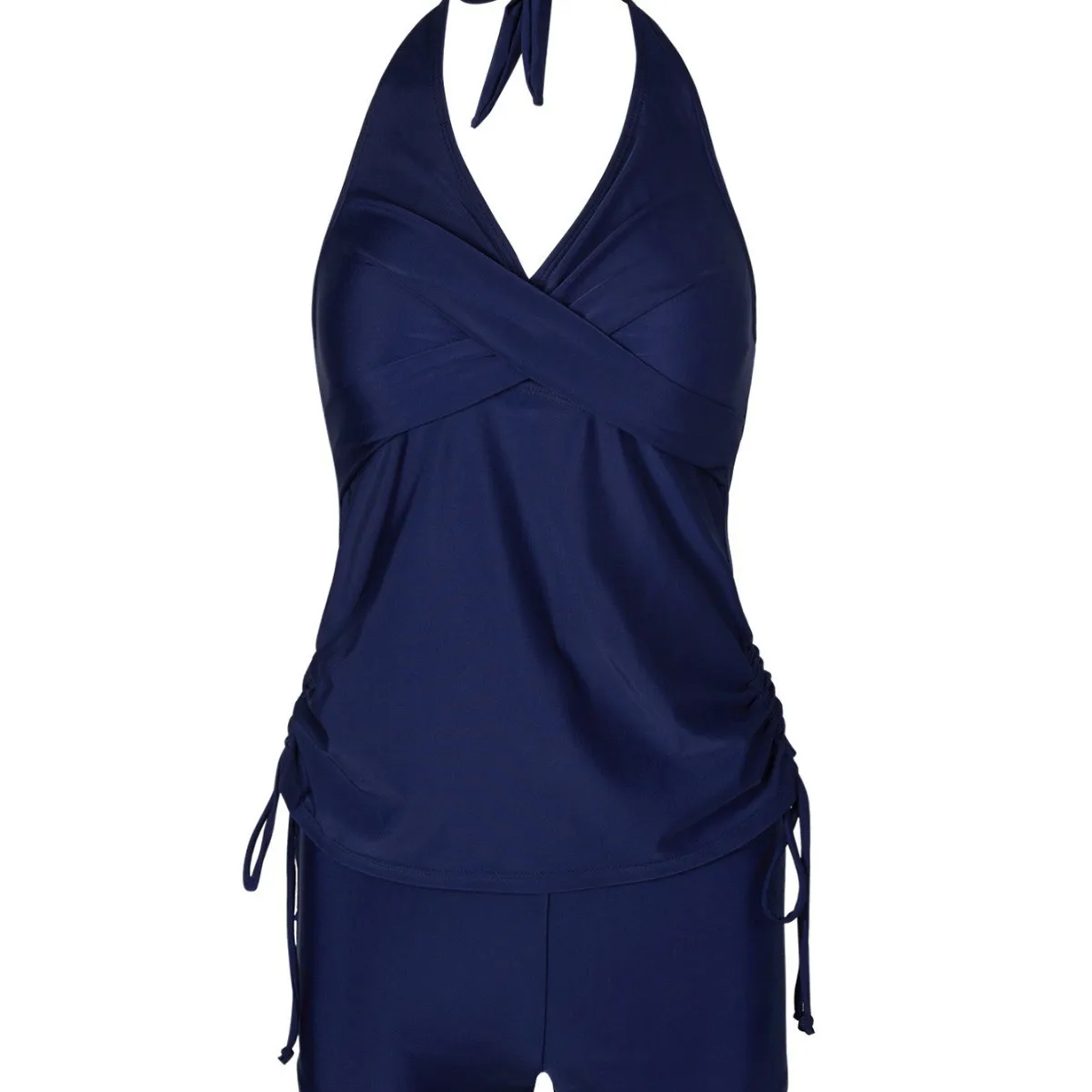 Women's Swimwear Tankini Halter Neck Black Ruched Waist Two Piece Swimsuit Leopard Print High Waisted Shorts Bathing Suit
Women's Swimwear Tankini Halter Neck Black Ruched Waist Two Piece Swimsuit Leopard Print High Waisted Shorts Bathing Suit