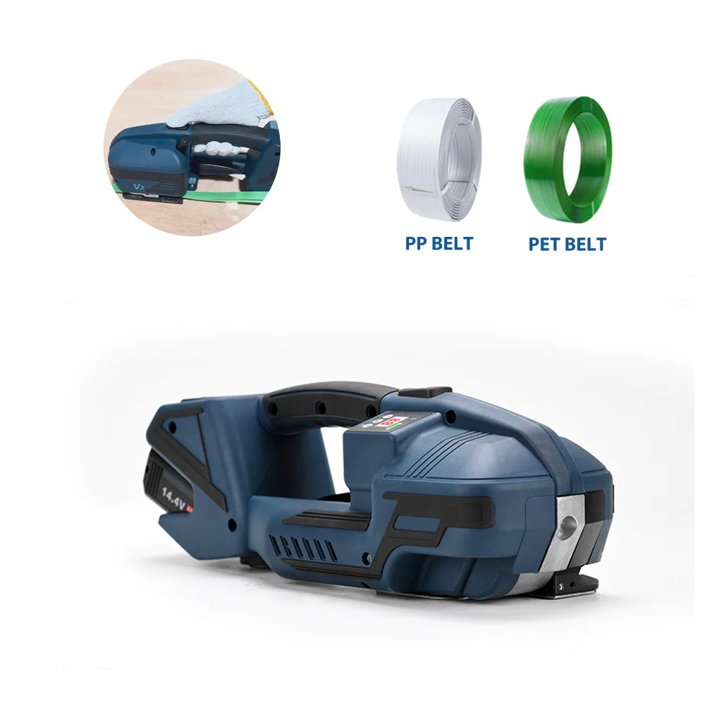 V2 High Quality Portable Automatic Handheld Tool for PP PET Electric Strapping Machine
V2 High Quality Portable Automatic Handheld Tool for PP PET Electric Strapping Machine