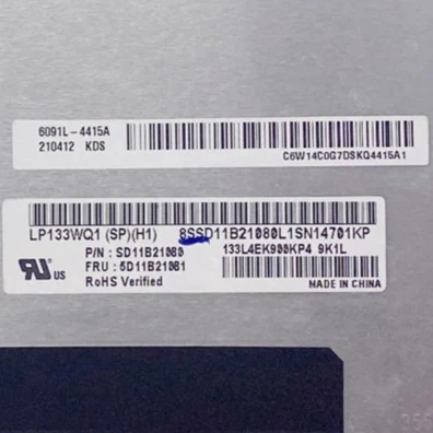 LP133WQ1 SPH1 2560x1600 Replacement Laptop LCD Screen Panel Matrix 13.3'' IPS
LP133WQ1 SPH1 2560x1600 Replacement Laptop LCD Screen Panel Matrix 13.3'' IPS