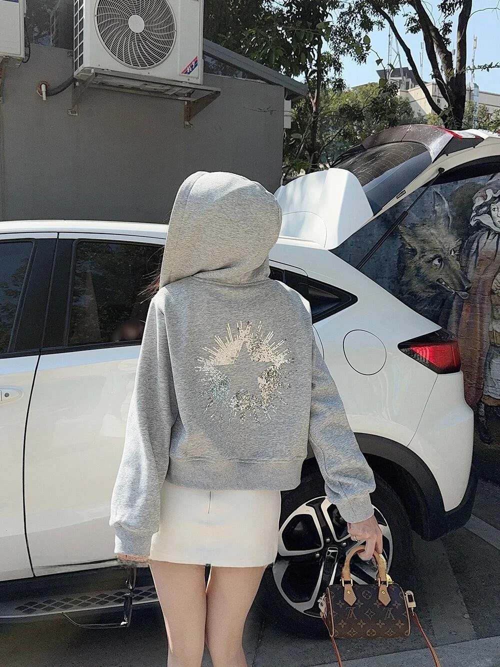 Silver Stream Meteor American Style Five-Pointed Star Sequin Zipper Hoodie Women's Loose Short Top Trendy Brand Streetwear
Silver Stream Meteor American Style Five-Pointed Star Sequin Zipper Hoodie Women's Loose Short Top Trendy Brand Streetwear