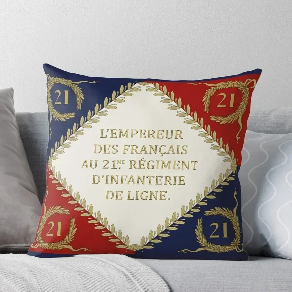 Napoleonic French regimental flag '21me' 1804 Throw Pillow Cushions For Decorative Sofa pillow
Napoleonic French regimental flag '21me' 1804 Throw Pillow Cushions For Decorative Sofa pillow