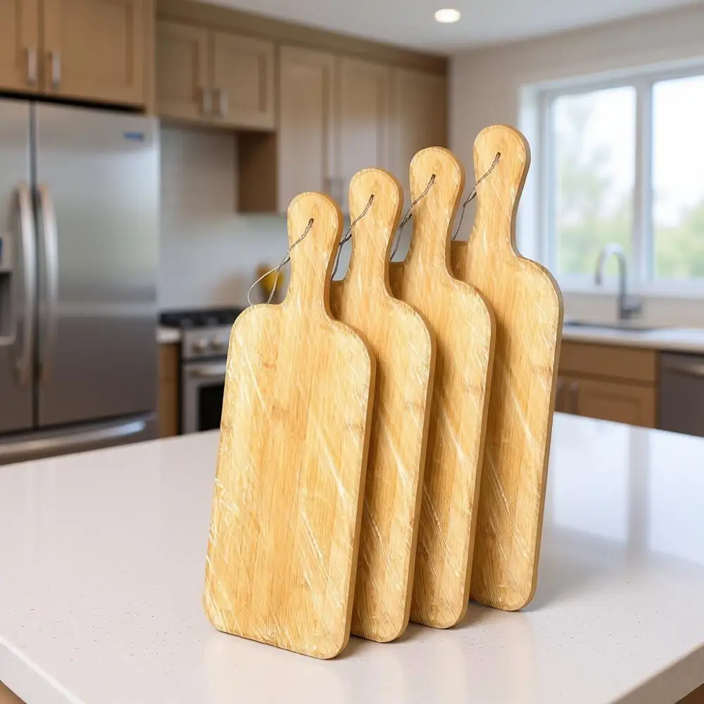 Набор из 12 деревянных разделочных досок с ручками, идеально подходит для приготовления на кухне, сервировки, измельчения мяса, овощей, сыра и других (16 х
Набор из 12 деревянных разделочных досок с ручками, идеально подходит для приготовления на кухне, сервировки, измельчения мяса, овощей, сыра и других (16 х