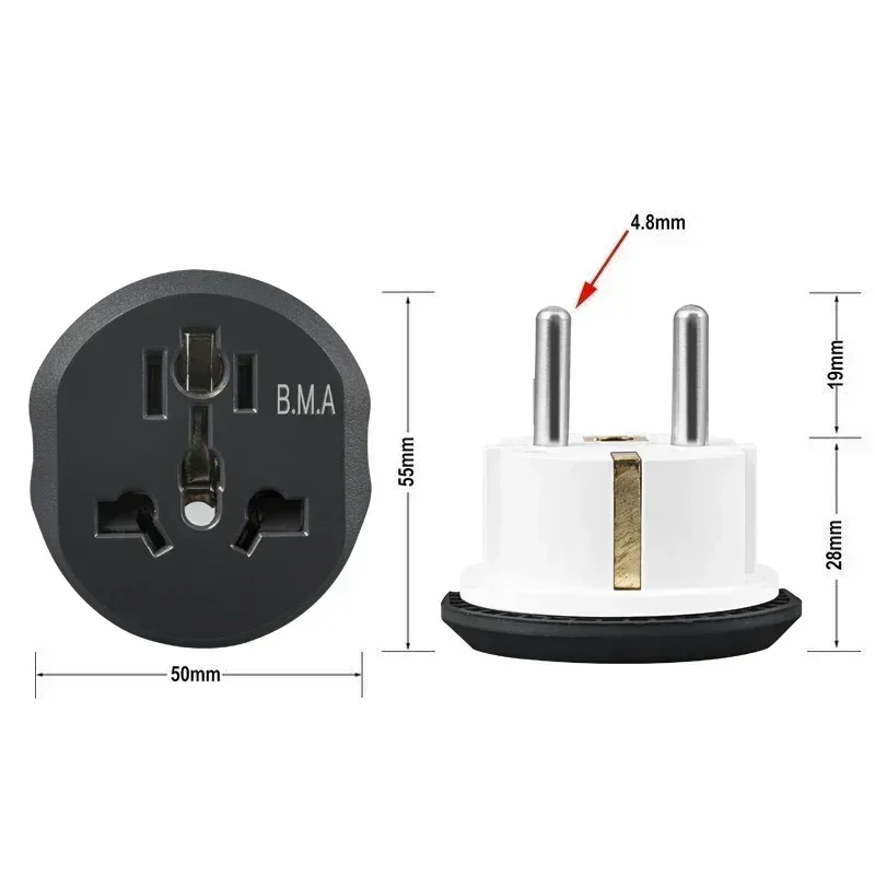 3/5/7 PCS Universal Power Adapter Converter All in One International Out of Country Travel Wall Charger Plug for Wall Plug Input
3/5/7 PCS Universal Power Adapter Converter All in One International Out of Country Travel Wall Charger Plug for Wall Plug Input