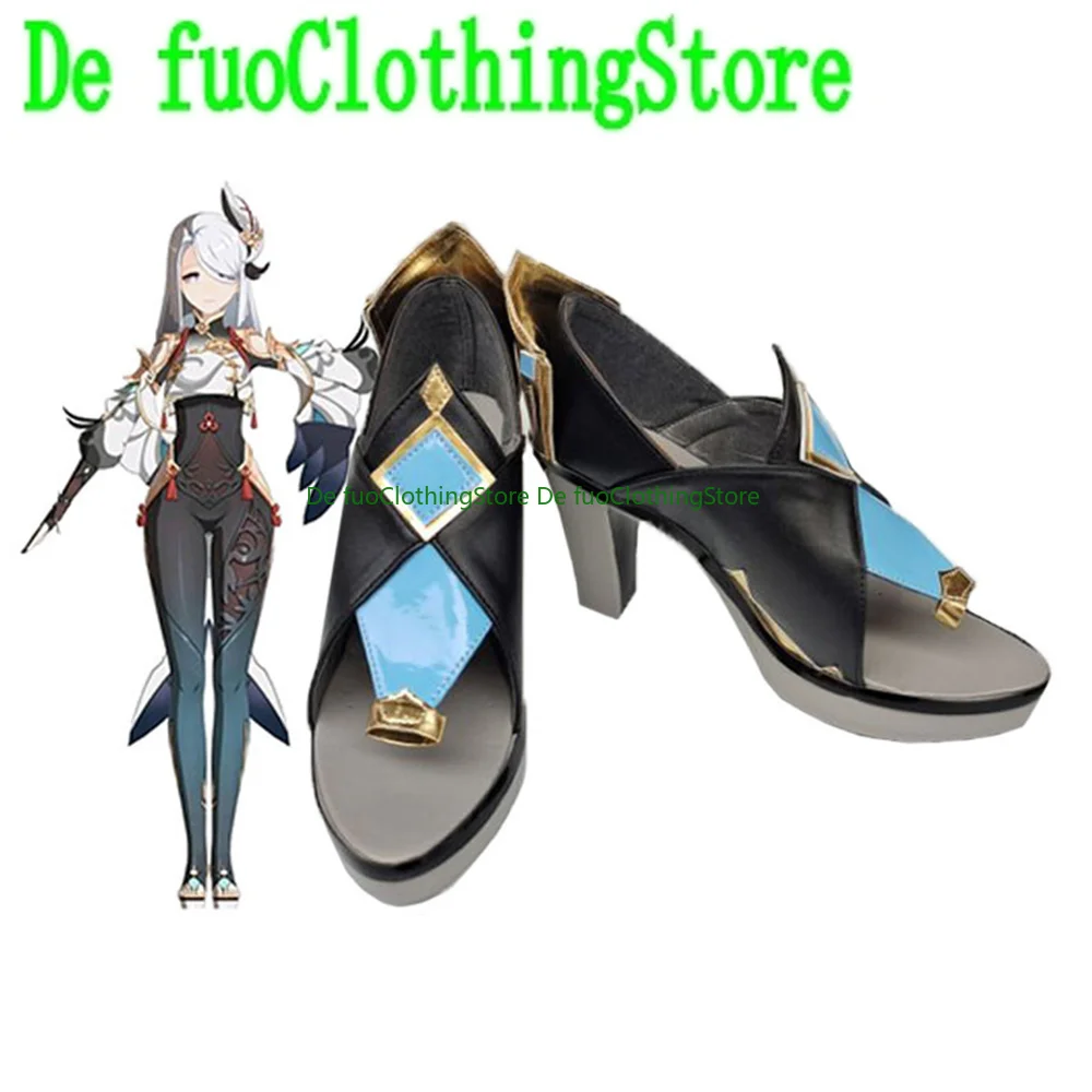 Genshin Impact Shen He Liyue Cosplay Shoes Boots Game Anime Carnival Party Halloween Chritmas DefuoClothing Shoes Store
Genshin Impact Shen He Liyue Cosplay Shoes Boots Game Anime Carnival Party Halloween Chritmas DefuoClothing Shoes Store