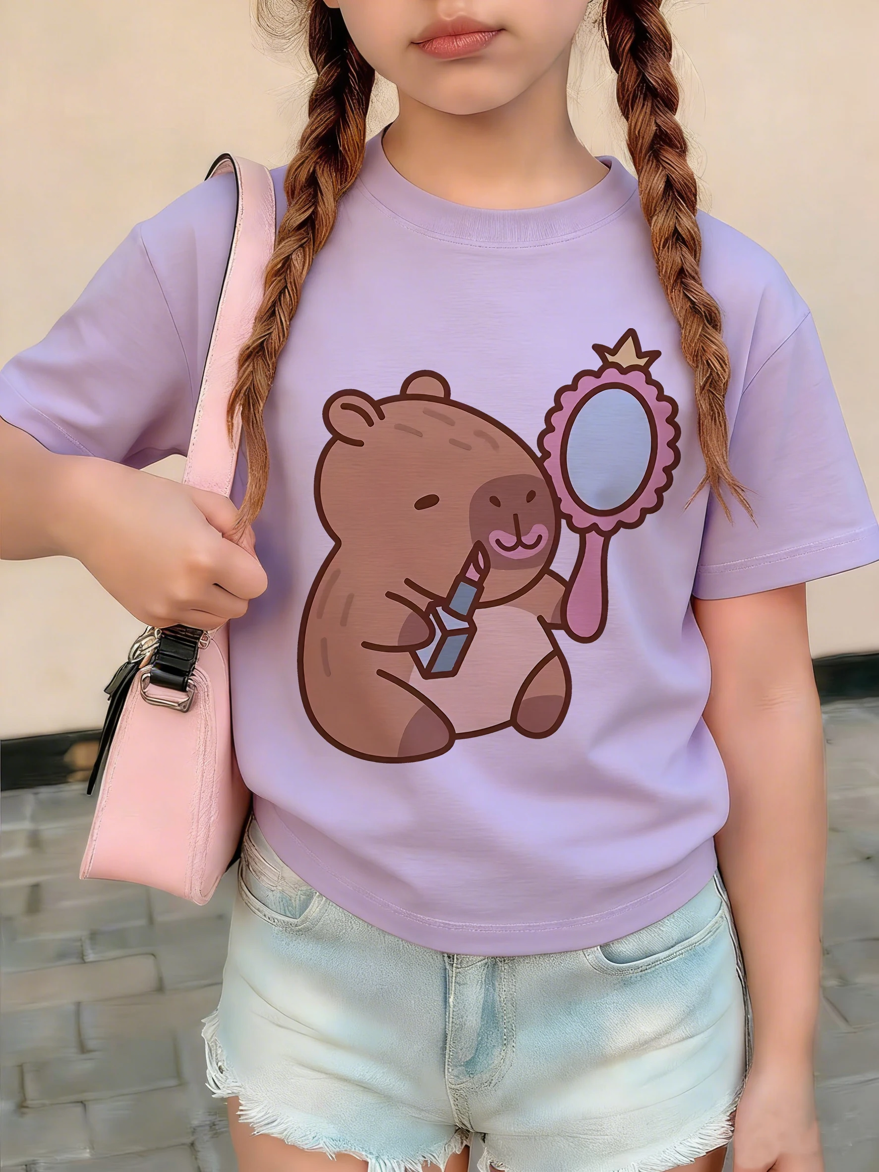 Hip Hop Streetwear Capybara T Shirts Manga Kids Children's T-shirt Boys Girls Summer Spring Casual Top Tee Shirt Short Sleeve
Hip Hop Streetwear Capybara T Shirts Manga Kids Children's T-shirt Boys Girls Summer Spring Casual Top Tee Shirt Short Sleeve