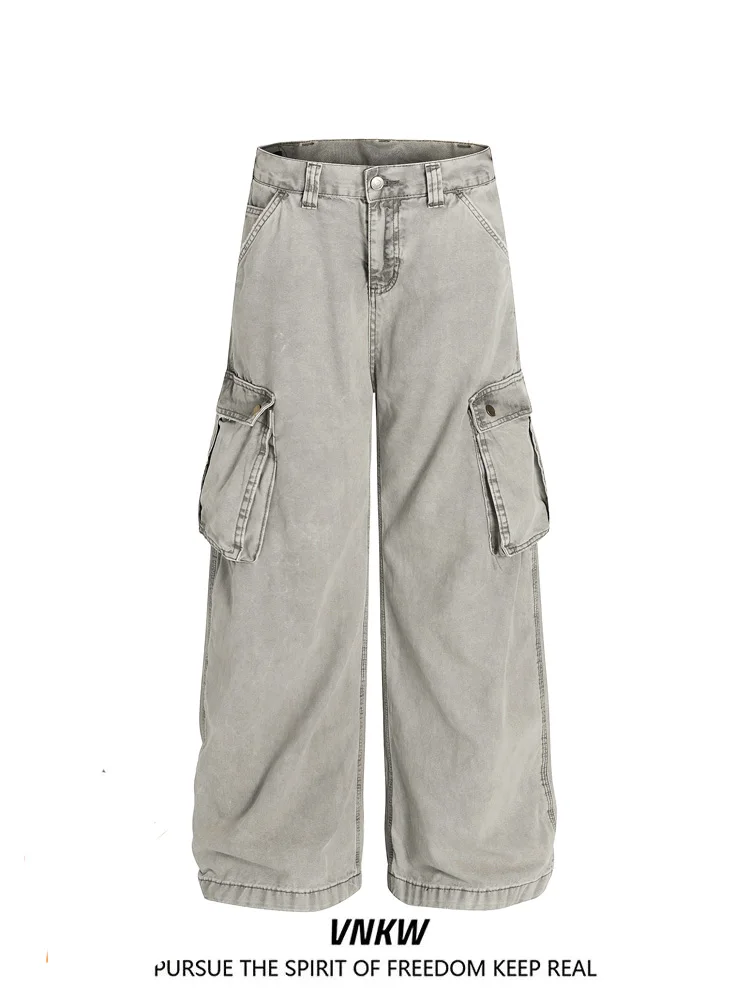 American Retro Distred High Street Side Large ket Loose Wide Leg Workwear Pants Men Deconstructed Design Sensation Long...
American Retro Distred High Street Side Large ket Loose Wide Leg Workwear Pants Men Deconstructed Design Sensation Long...