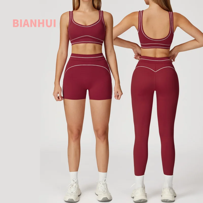 BIANHUI New Two Piece Set Double Shoulder Strap Training Set Women Sports Fitness Outfit For Women Running Workout Sportswear
BIANHUI New Two Piece Set Double Shoulder Strap Training Set Women Sports Fitness Outfit For Women Running Workout Sportswear